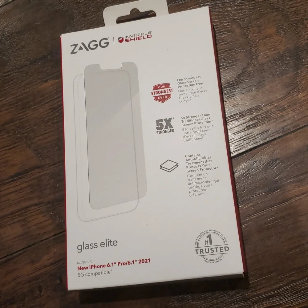 ZAAG Apple iPhone 13/13 Pro InvisibleSheild Glass Elite Screen Protector